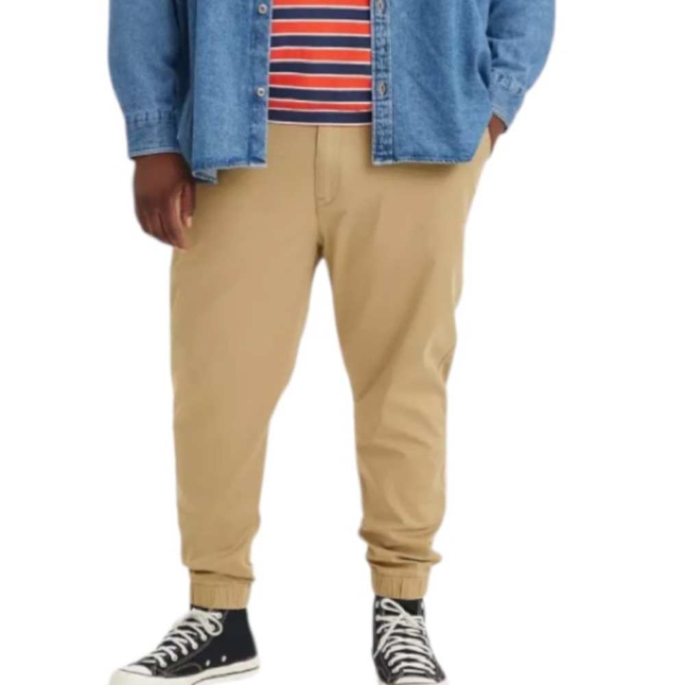 Levi’s XX Chino Khaki Jogger Men’s Size 4X Cotton Stretch Twill Pockets Tapered